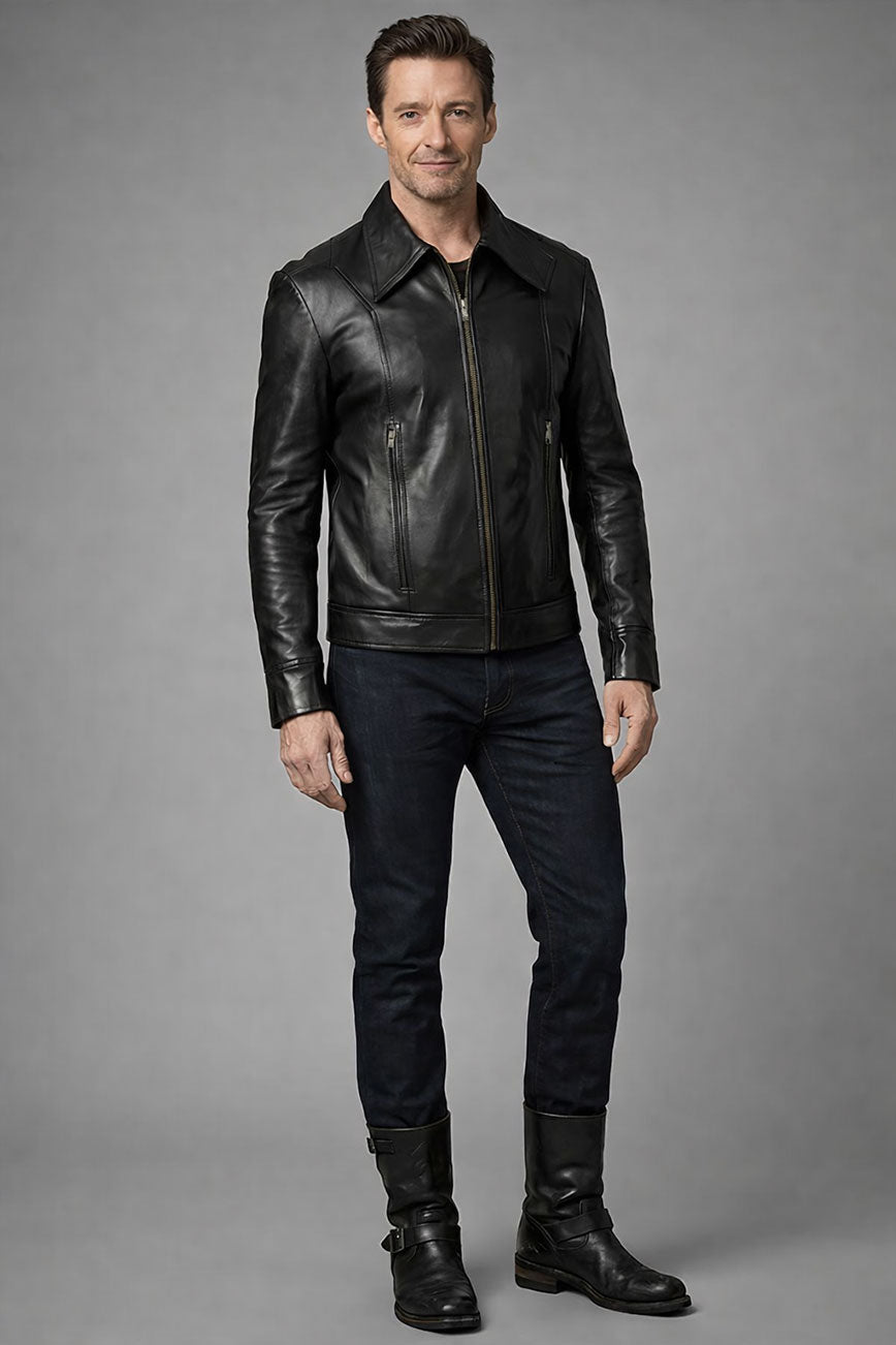 X Men Days of Future Past Black Leather Jacket