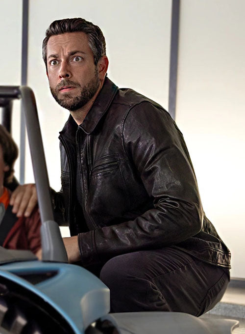 Zachary Levi Spy Kids Leather Jacket - LeatherCult