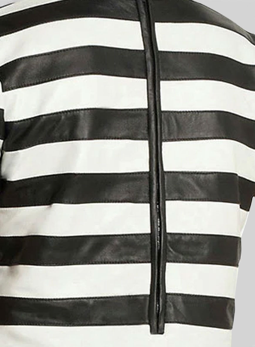 Zebra Stripe Leather Top Style # 62