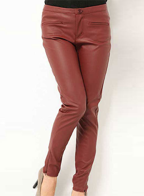Zoey Leather Pants - LeatherCult