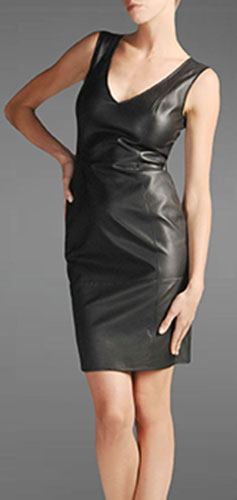good american leather dress