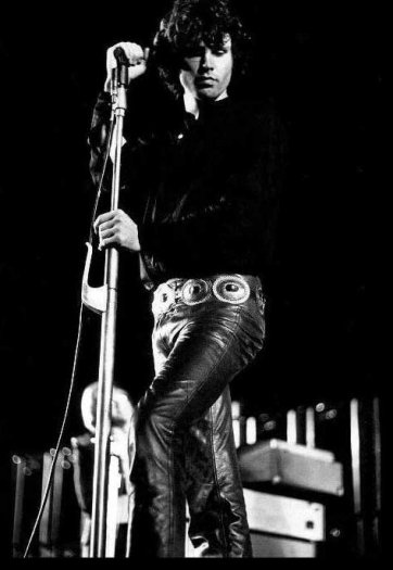 leather rockstar pants