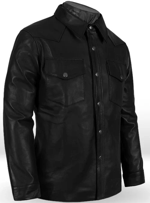 What Is a Leather Shirt Jacket?