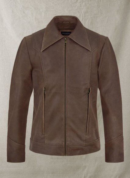 Vintage Brown Grain X Men Days of Future Past Leather Jacket Vintage Brown Grain X Men Days of Future Past Leather Jacket
