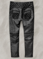 (image for) Outlaw Burnt Charcoal Leather Pants