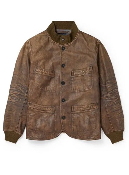 (image for) TOM HARDY MOBLAND LEATHER JACKET