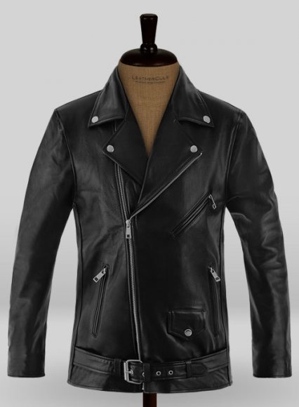 Leather Biker Jacket #1 (image for) Leather Biker Jacket #1