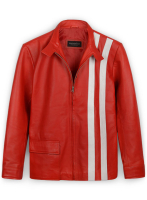 (image for) Red Elvis Presley Speedway Leather Jacket