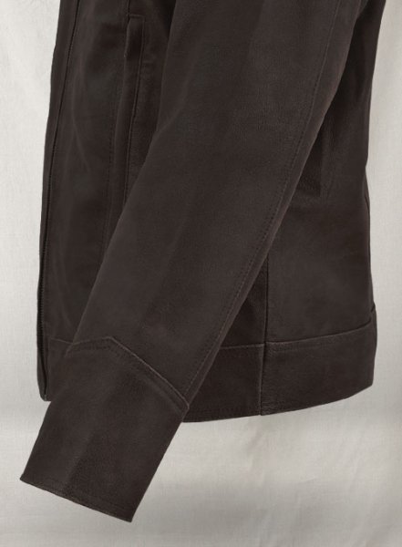 (image for) Vintage Brown Grain X Men Days of Future Past Leather Jacket