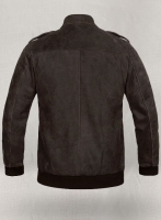 (image for) Vintage Brown Grain Avengers Steve Rogers Leather Jacket