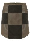(image for) Check Smart Leather Skirt - # 488