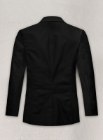 (image for) Soft Rich Black Leather Blazer