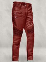 (image for) Outlaw Burnt Red Leather Pants