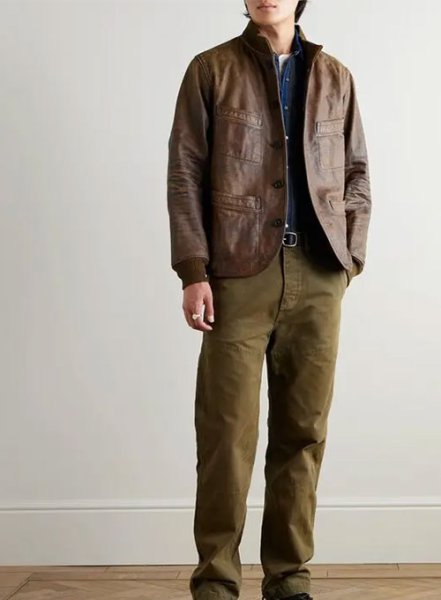 (image for) TOM HARDY MOBLAND LEATHER JACKET