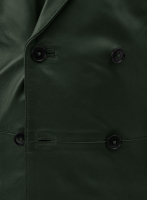 (image for) Vintage Green Leather Blazer