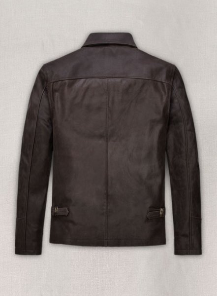 (image for) Sam Worthington Kidnapping Mr Heineken Leather Jacket