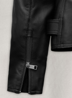 (image for) Black Jessica Alba Leather Jacket