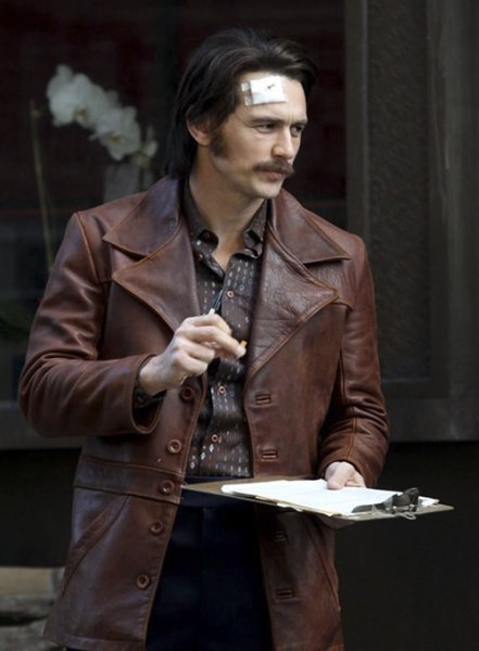 (image for) James Franco The Deuce Leather Jacket