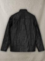 (image for) Wrinkled Black Harrison Ford Star Wars Leather Jacket