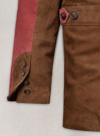 (image for) Safari Hickory Suede Leather Blazer
