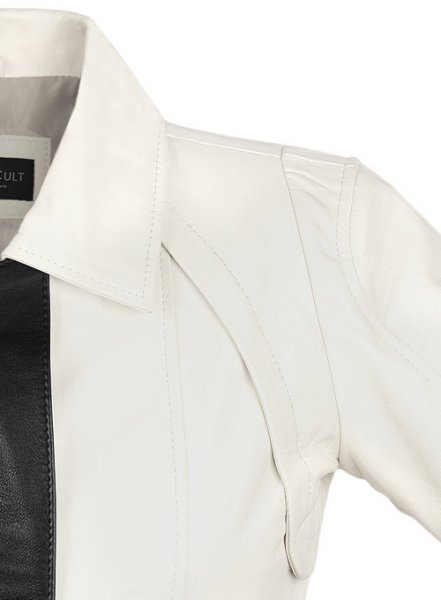 (image for) Off White Leather Jacket # 215