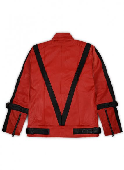 Red Michael Jackson Thriller Leather Jacket - XL Regular Red Michael Jackson Thriller Leather Jacket - XL Regular