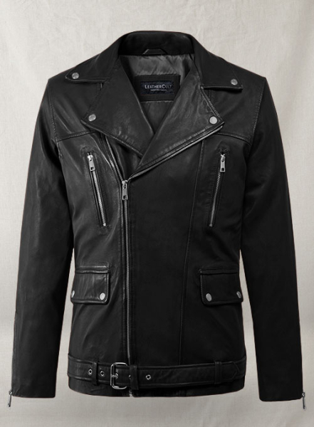(image for) Dauntless Black Biker Leather Jacket