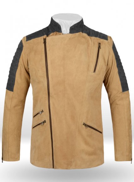 Latte Beige Suede Leather Jacket # 647 Latte Beige Suede Leather Jacket # 647