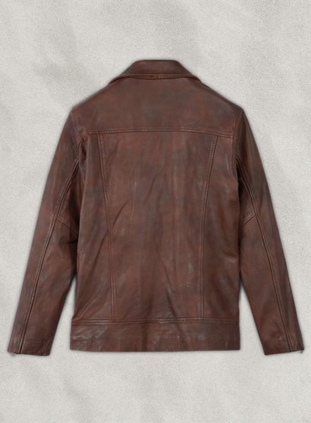 (image for) Dauntless Spanish Brown Biker Leather Jacket