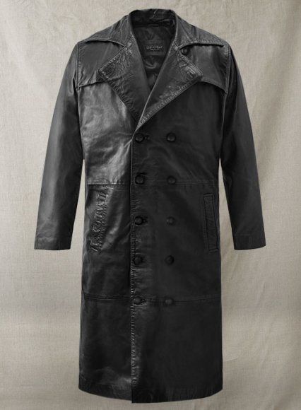 Javier Bardem Skyfall Leather Trench Coat Javier Bardem Skyfall Leather Trench Coat