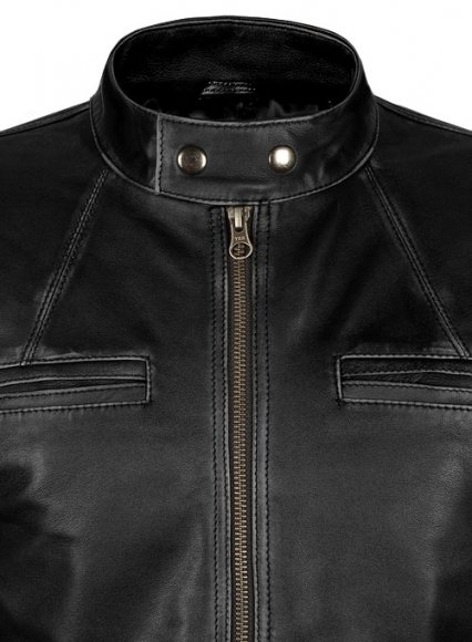 Rubbed Black Zac Efron 17 Again Leather Jacket Rubbed Black Zac Efron 17 Again Leather Jacket