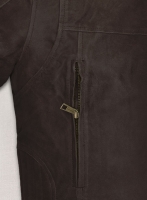 (image for) Vintage Brown Grain Robert Pattinson Leather Jacket #2