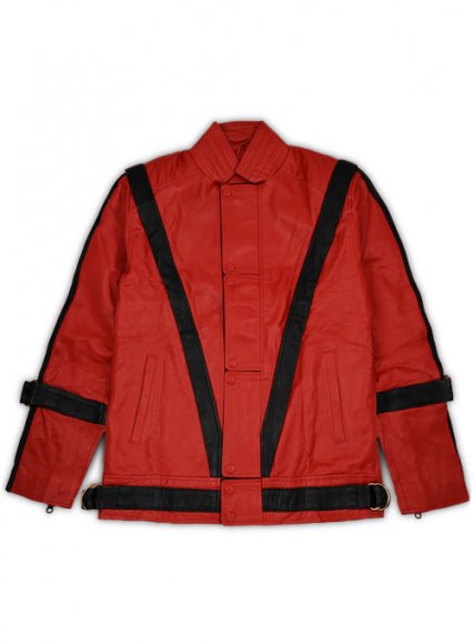 Red Michael Jackson Thriller Leather Jacket - XL Regular Red Michael Jackson Thriller Leather Jacket - XL Regular