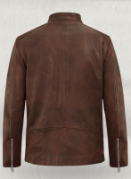 (image for) Motorad Spanish Brown Biker Leather Jacket
