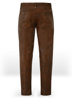 (image for) Spanish Brown Gigi Hadid Leather Pants