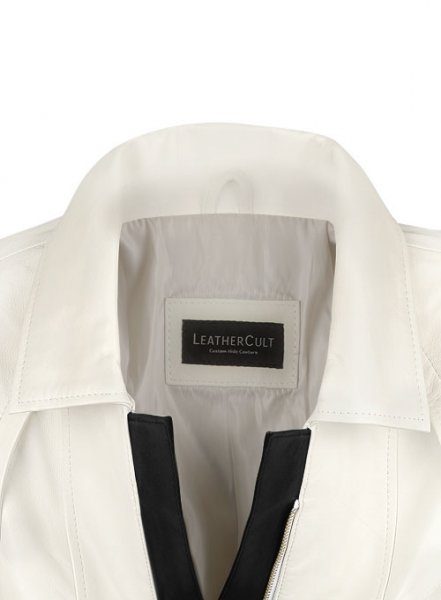 (image for) Off White Leather Jacket # 215
