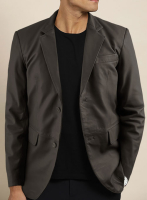 (image for) Soft Louis Brown Leather Blazer