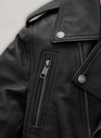 (image for) Black Jessica Alba Leather Jacket