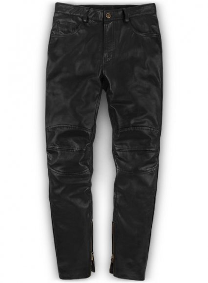 Leather Biker Jeans - Style #1 Leather Biker Jeans - Style #1