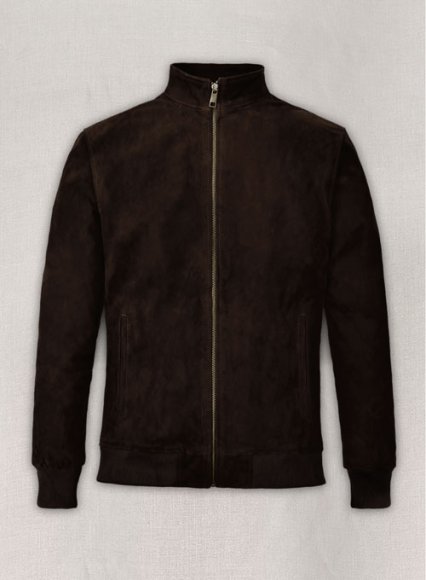 Dark Brown Suede Ryan Reynolds Leather Jacket