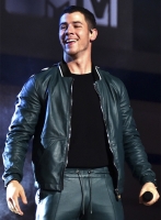 (image for) Nick Jonas MTV Video Music Awards Leather Jacket and Pants Set