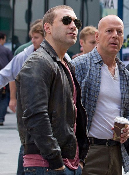 (image for) Jai Courtney A Good Day to Die Hard Leather Jacket