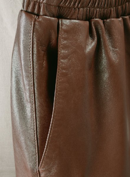 (image for) Comfy Leather Jogging Pants