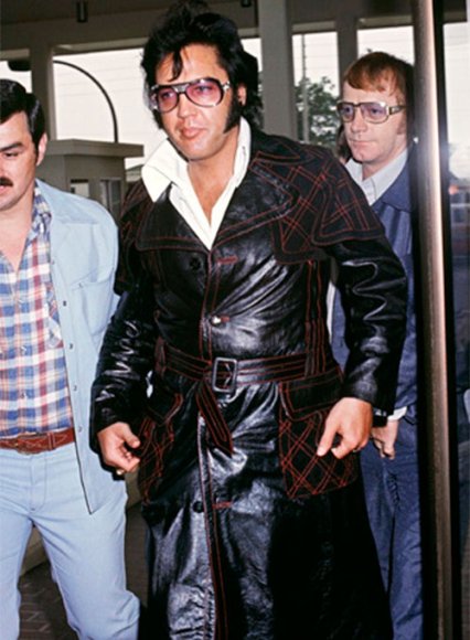 Elvis Presley Leather Long Coat Elvis Presley Leather Long Coat