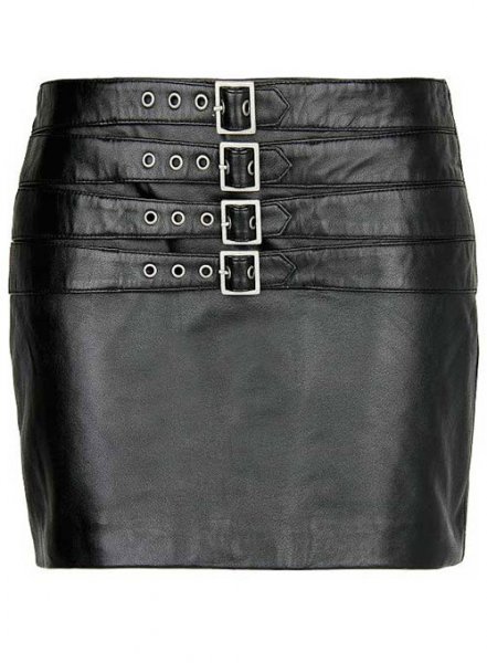 Bossy Buckle Leather Skirt - # 443 : LeatherCult.com, Leather Jeans ...