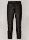 (image for) Crocodile Dark Brown Hyde Leather Pants