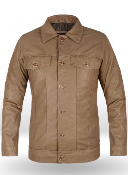 Soft King Brown Washed Transformers Mark Wahlberg Leather Jacket Soft King Brown Washed Transformers Mark Wahlberg Leather Jacket