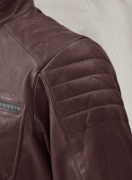 (image for) Firefly Moto Burgundy Biker Leather Jacket