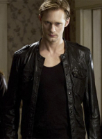 (image for) Alexander Skarsgard True Blood Leather Jacket #1