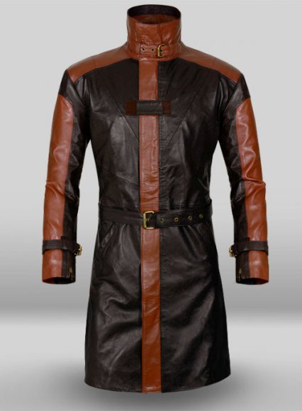 Aiden Pearce Watch Dog Leather Trench Coat Aiden Pearce Watch Dog Leather Trench Coat